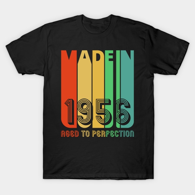 Vintage retro Made in 1956 Aged to perfection. T-Shirt by MadebyTigger